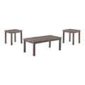 Wood 3-Piece Coffee Table Set V825
