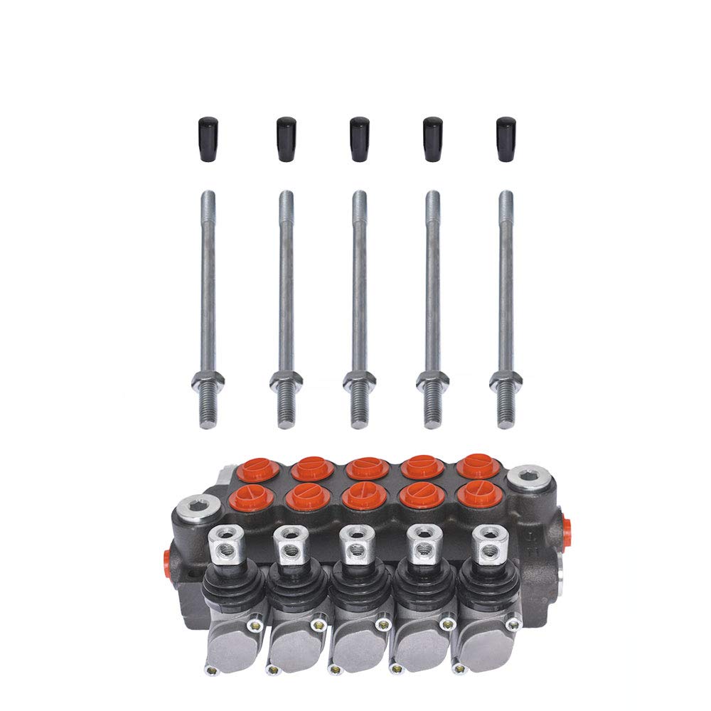 Hydraulic Directional Control Valve 2 Spool 13 GPM 3600 PSI C758