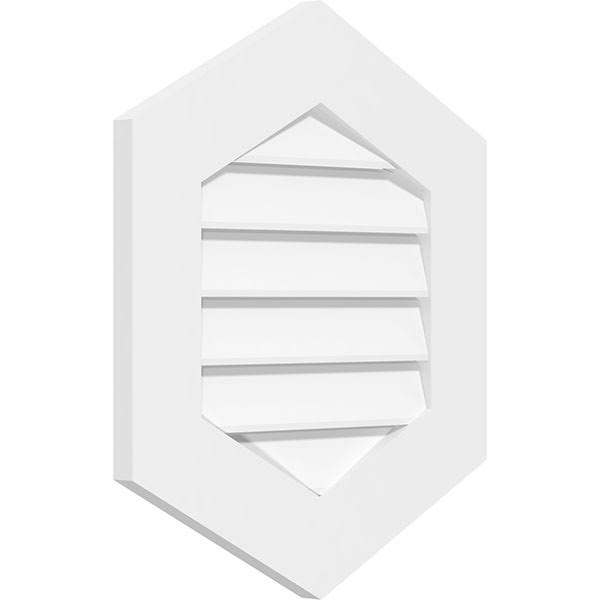 12x22W x 26x22H PVC Gable Vent C34049