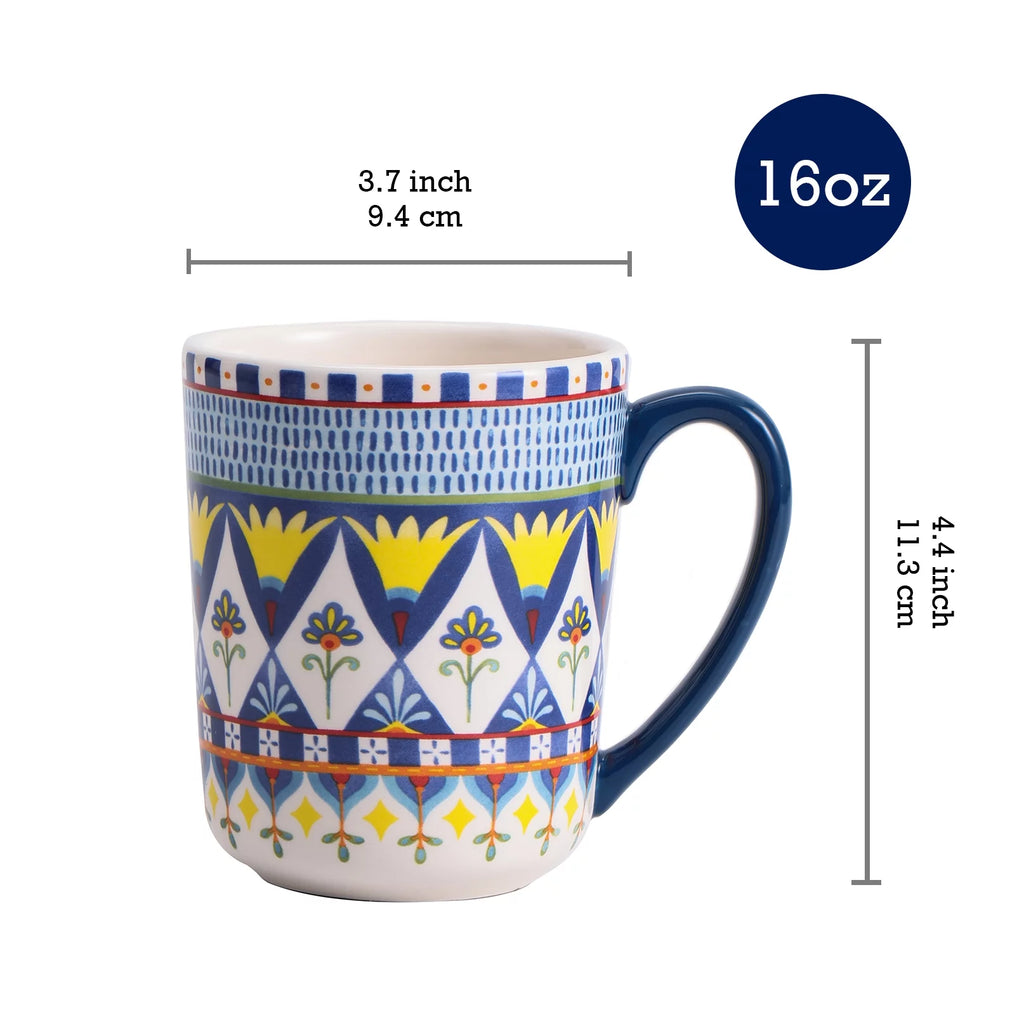 Ceramic Mugs Set of 4 M6940