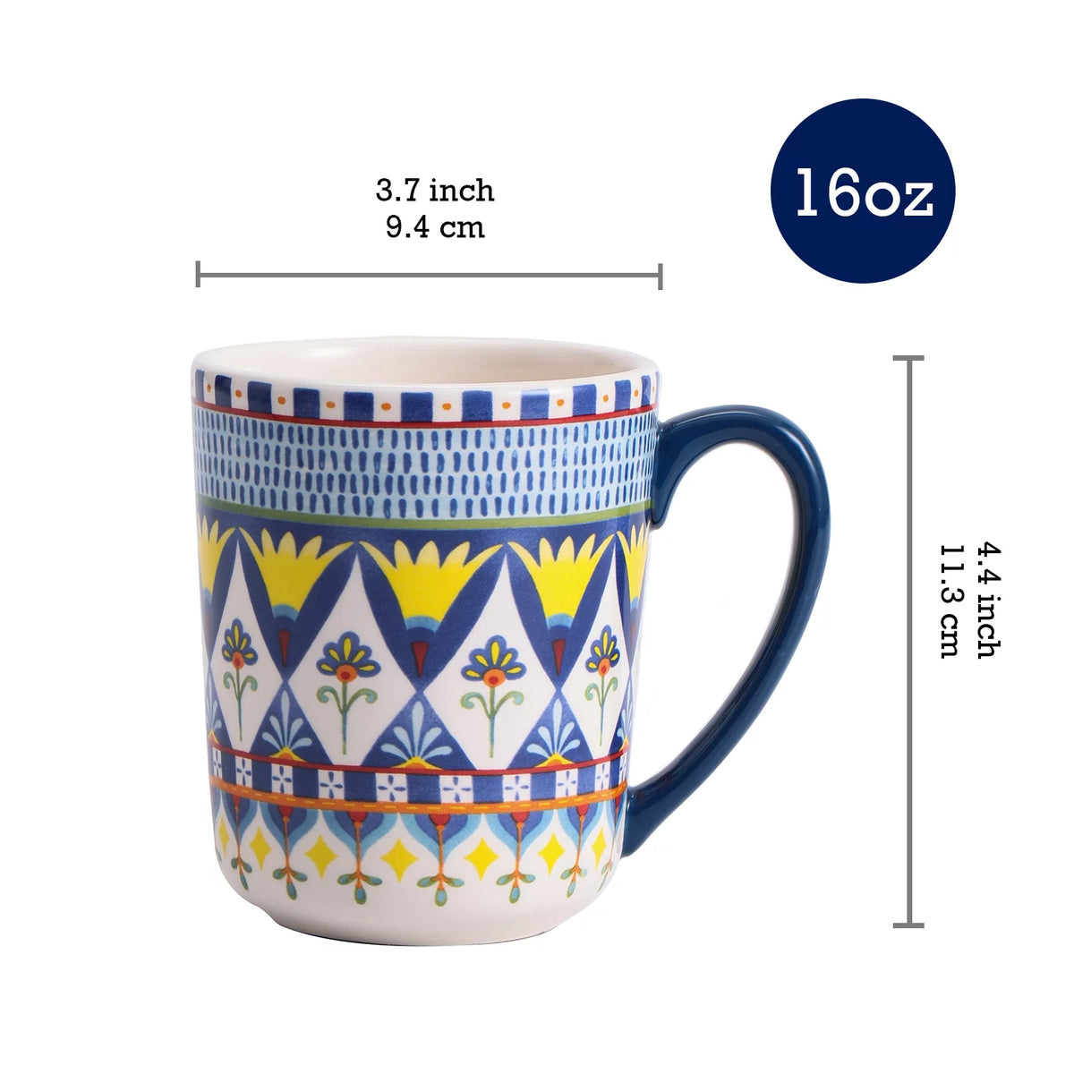 Ceramic Mugs Set of 4 M6940