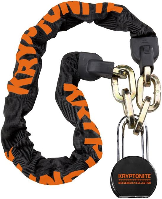 Black 9.5mm Chain Bicycle Padlock K5772