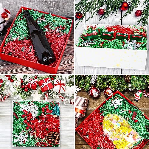 1LB Christmas Crinkle Cut Paper Shred Filler N759