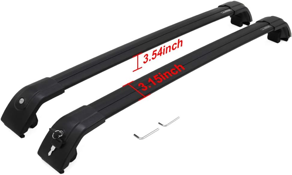 Roof Rail Cross Bars for Infiniti QX30 2017 2018 2019 J40182