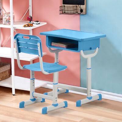 Sky Blue Kids Writing Desk X524