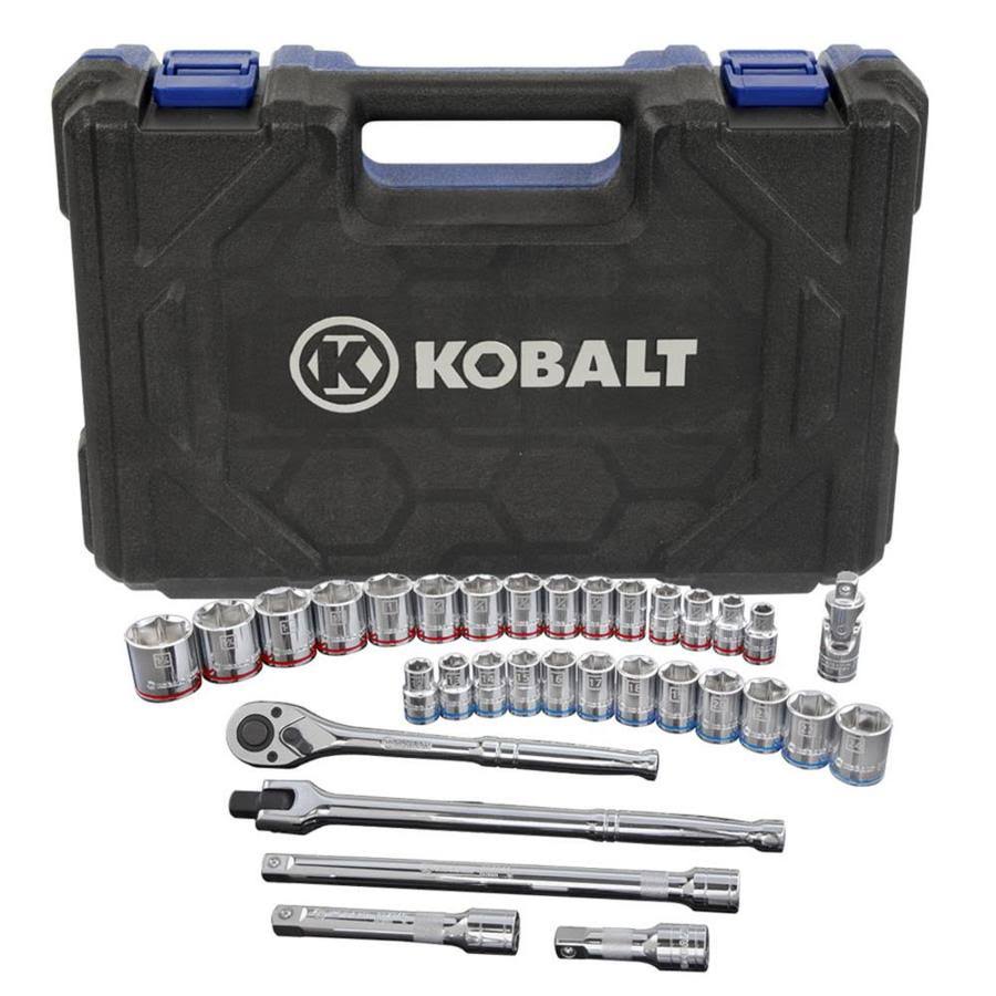 33 pc. SAE & Metric Mechanic's Tool Set with Hard Case A7671
