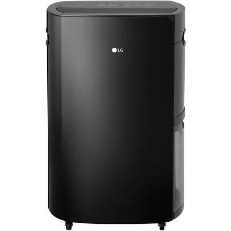Refurbished 50-Pint Portable Dehumidifier in Black B9024