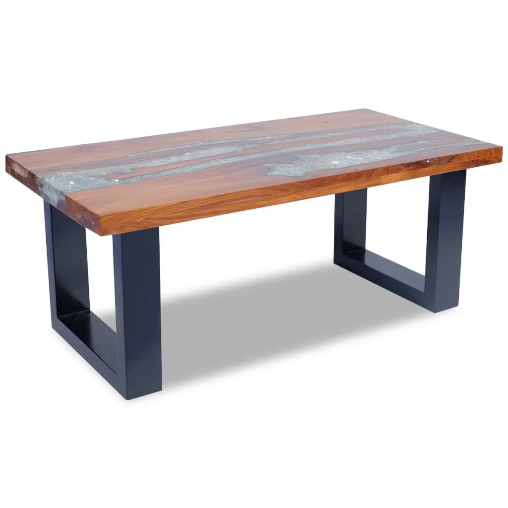 Teak Resin Coffee Table 39.4"x19.7" G316052