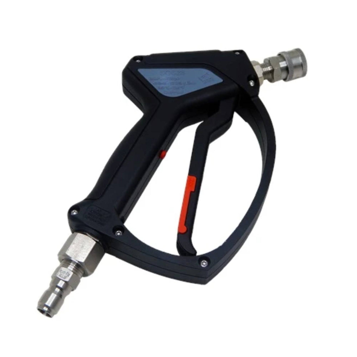 Black Spray Gun with SS QC Fittings A29682
