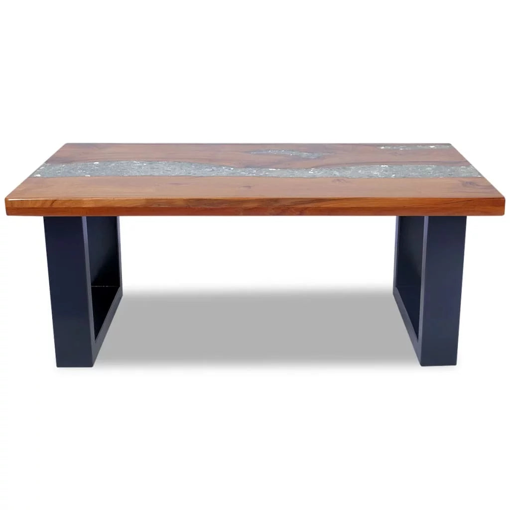 Teak Resin Coffee Table 39.4"x19.7" G316052