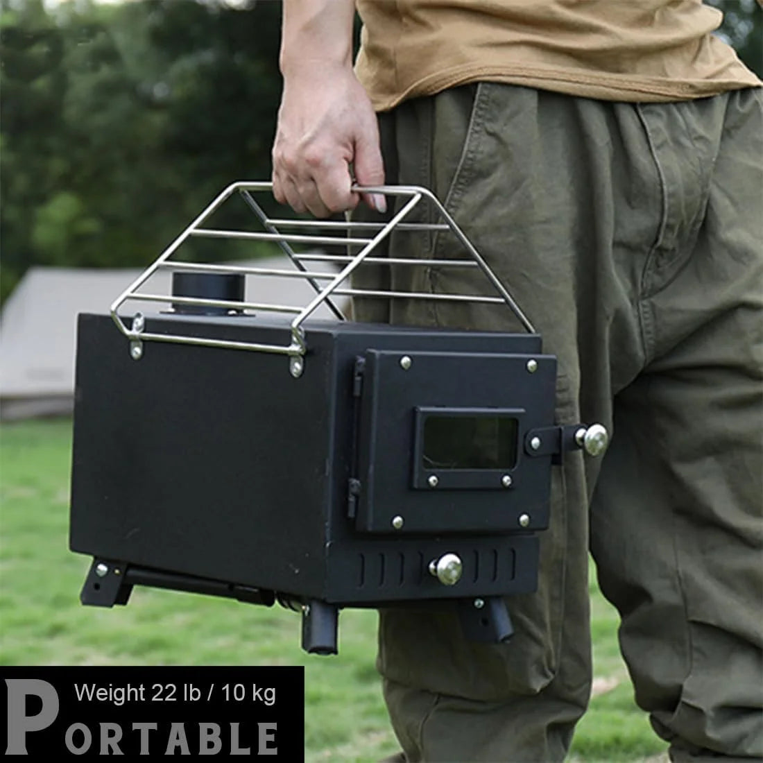 XL Wood Burning Tent Stove Z56482