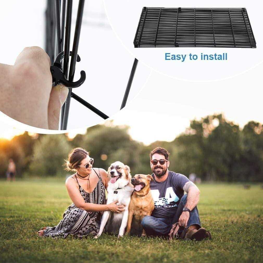 48/42/36/30/24 inch 8 Panel Dog Pen with Door F538