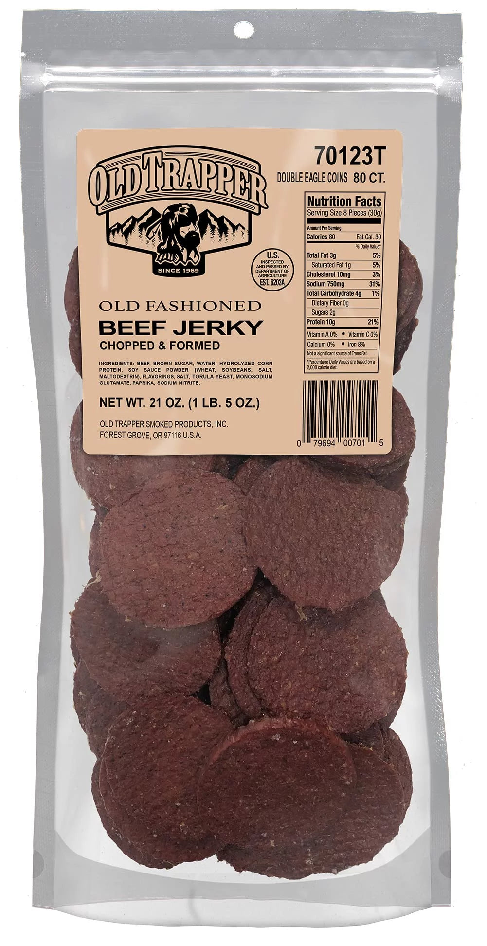 Beef Jerky 10G Of Protein 1 Bag (80 Pieces) V581
