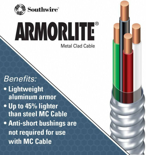 10/3 x 125 ft. Solid Cu MC Cable Q9803