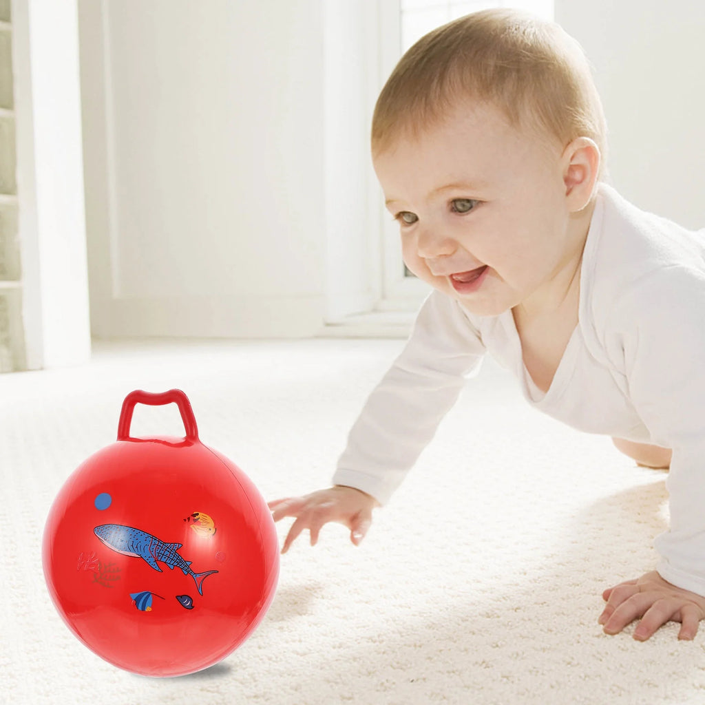 3Pcs Inflatable Hopper Balls with Handle F529189