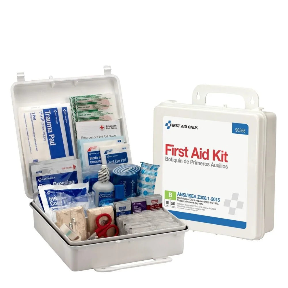 ANSI 2015 Compliant Class B Type III First Aid Kit, 199 Pieces K28803