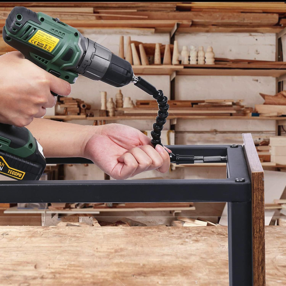Cordless Drill Set, 29Pcs Power Drill Set, 310 In-lbs, 2-Speed, 21+1 Torque Setting, 2.0Ah Battery & Fast Charger J497