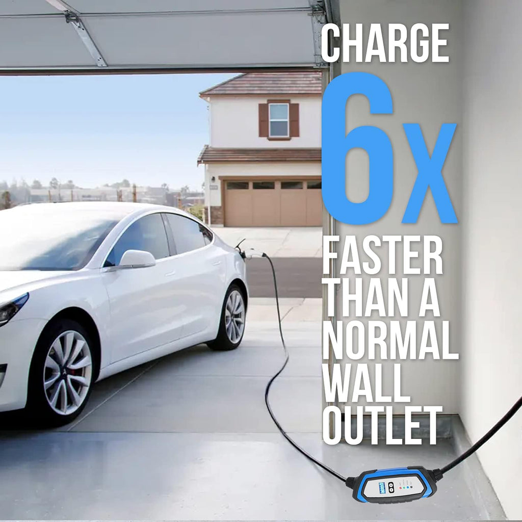 240V 32 Amp Level 2 EV Charger with 21ft J1772 Charging Cable & NEMA 14-50 Plug H4504