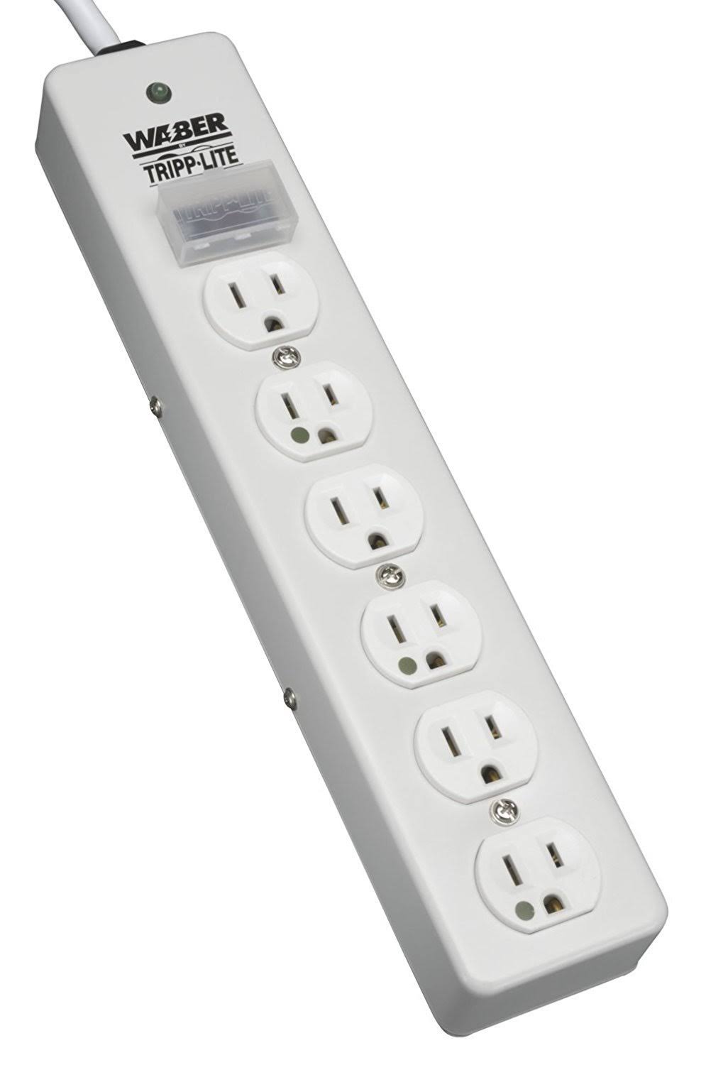 Metal 4 Outlet Surge Protector Power Strip G3531