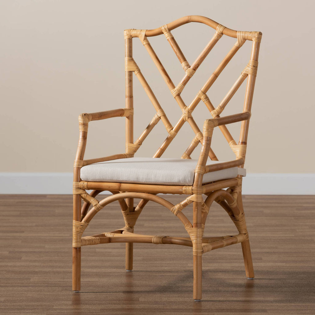 Finished Rattan Armchair L128332