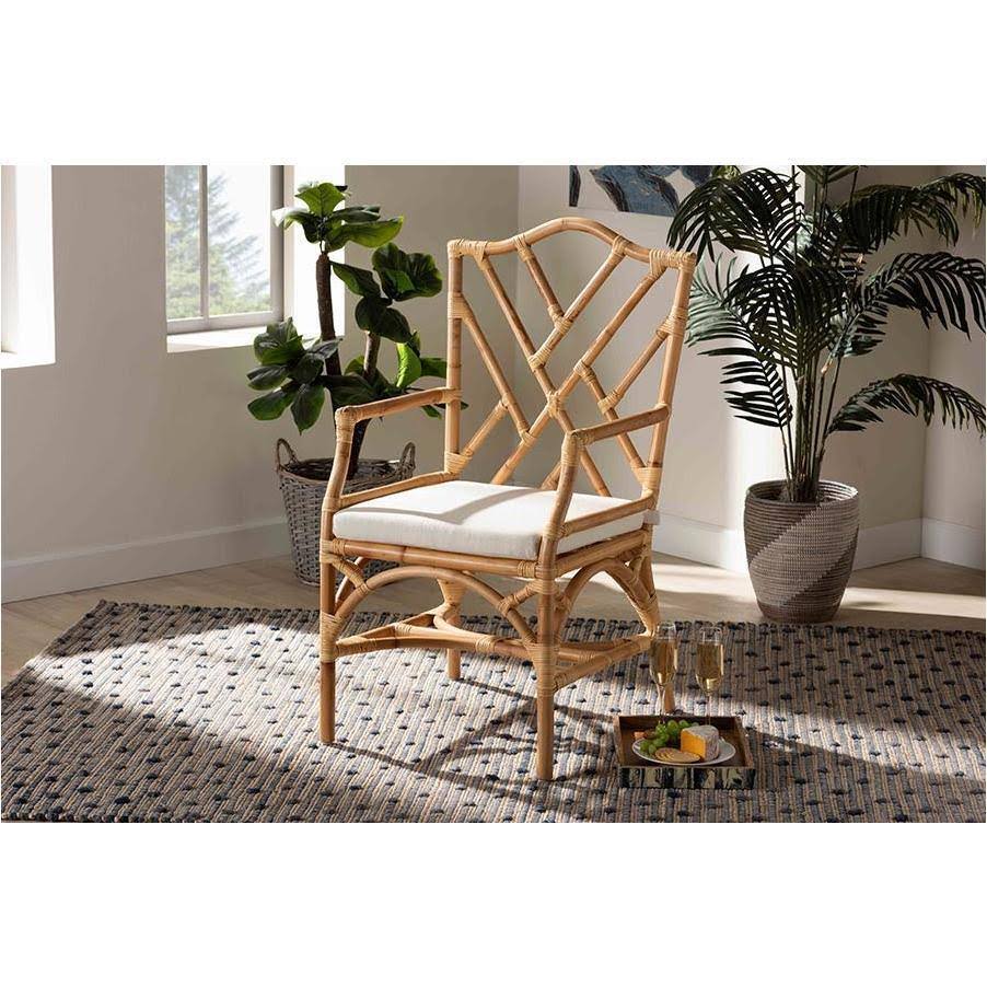 Finished Rattan Armchair L128332