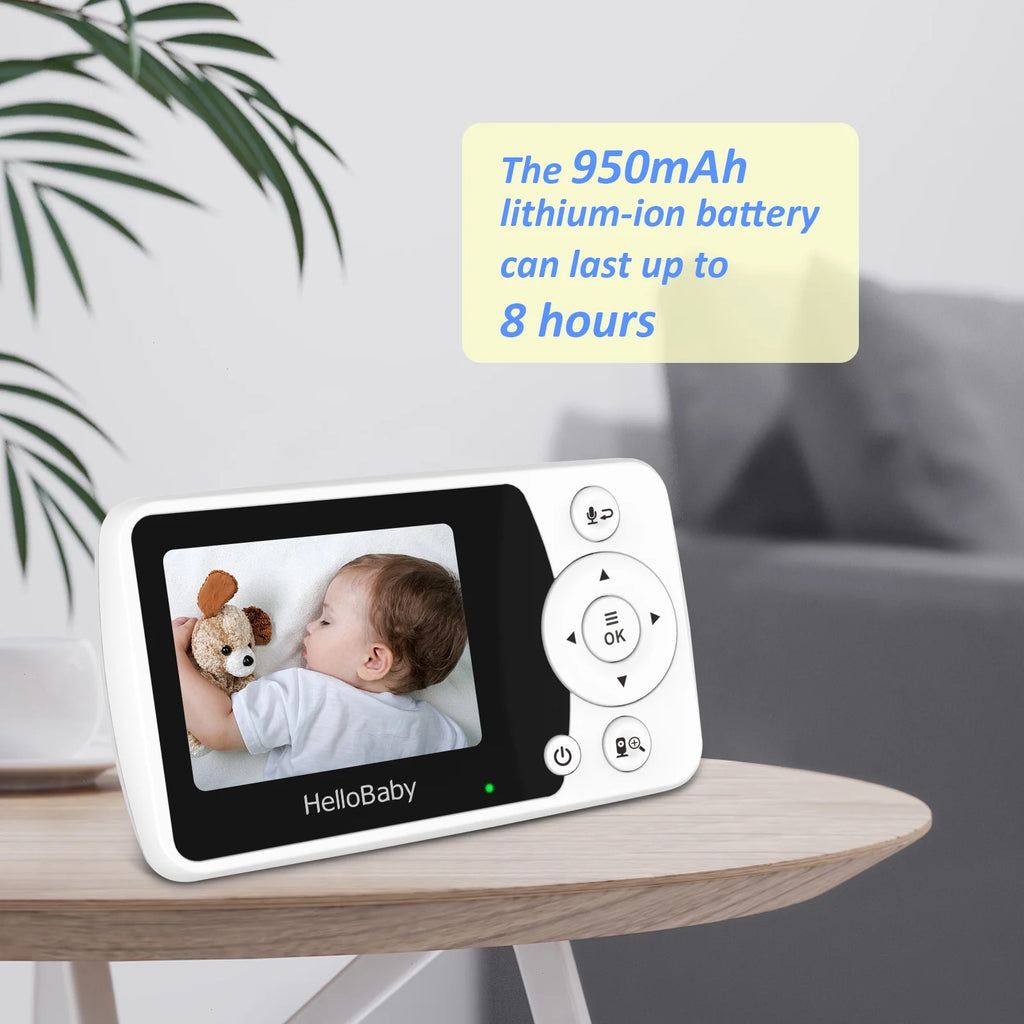 Baby Monitor with Camera and Audio, 2.4" LCD R581