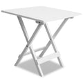 White Acacia Wood Folding Side Table R459