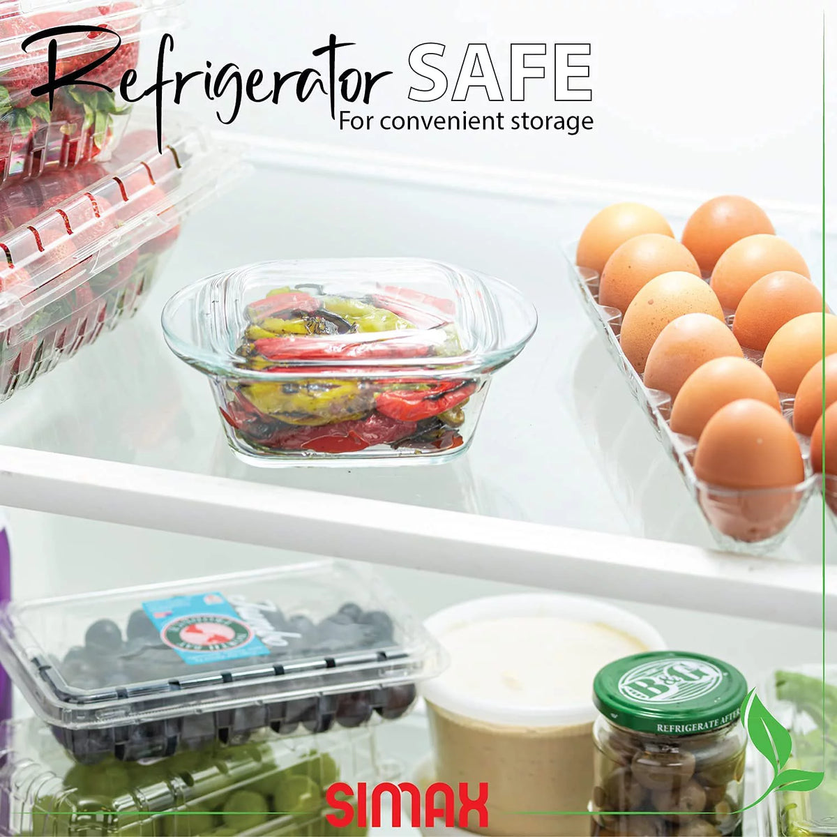 Clear Square Mini Glass Casserole with Lid 10 Ounce A401564