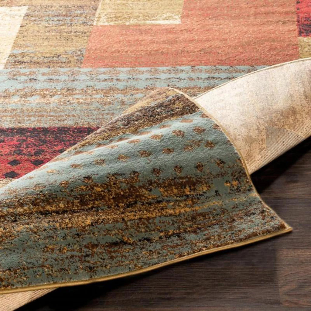 8x11 Dark Red Area Rug H326392