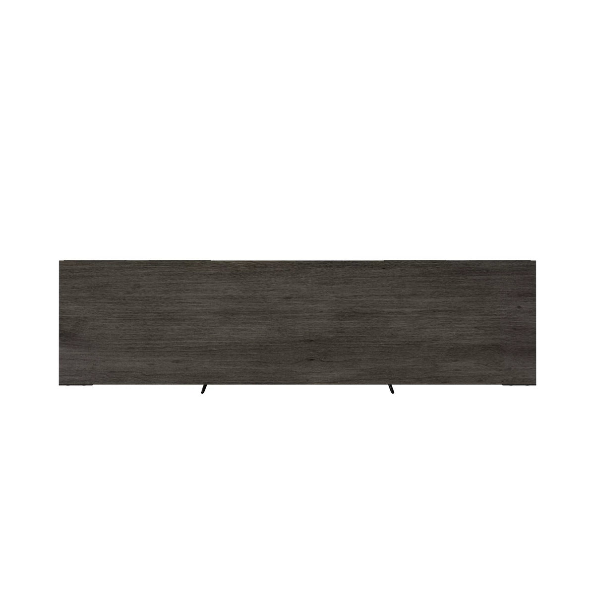 Weathered Gray TV Stand with Planked Doors X69240