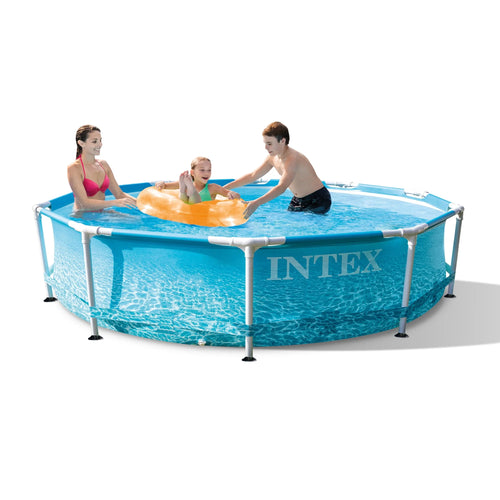 10' x 30 Metal Frame Swimming Pool with Filter Pump K740862