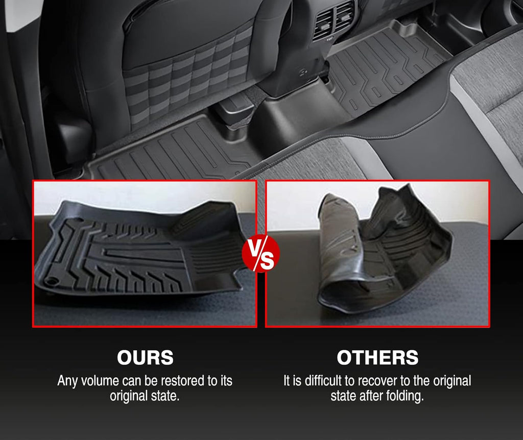 3D Design All Weather Floor Liners for 2021 2022 Ford Bronco Sport 4 Door Black L3765