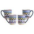 Ceramic Mugs Set of 4 M6940