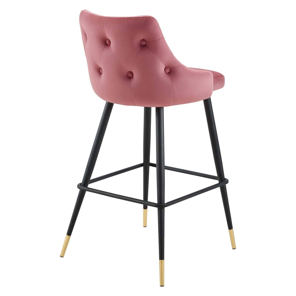 Light Gray Performance Velvet Bar Stool Set of 2 V26847