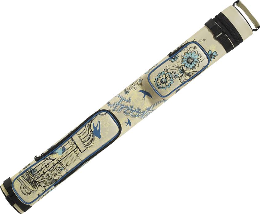 2x2 Hard Embroidered Cue Case B886