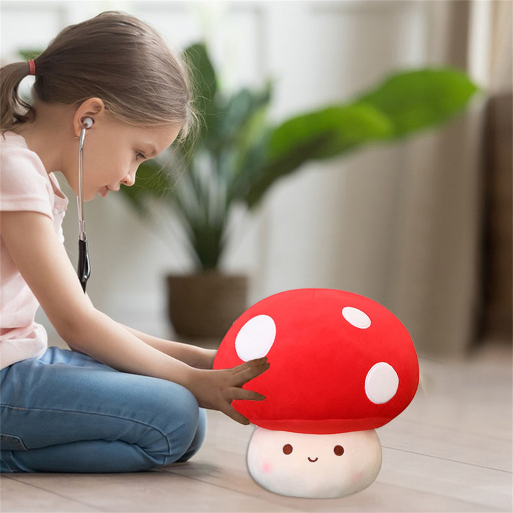 Mushroom Plush Stuffed Animal Pillow 9 12 inch H473