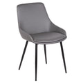 Gray Faux Leather Dining Chair H993