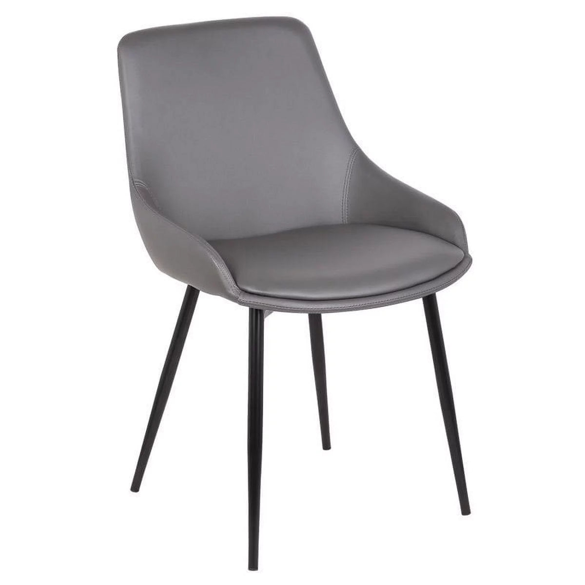 Gray Faux Leather Dining Chair H993