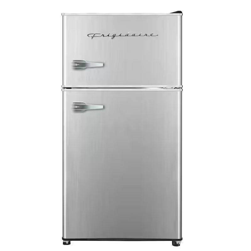 3.2 cu. ft. Retro 2-Door Mini Refrigerator with Top Freezer X227