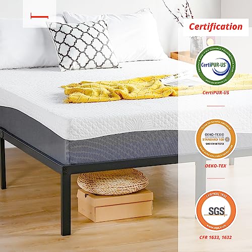 10 Inch Gel Memory Foam Twin Mattress P36235