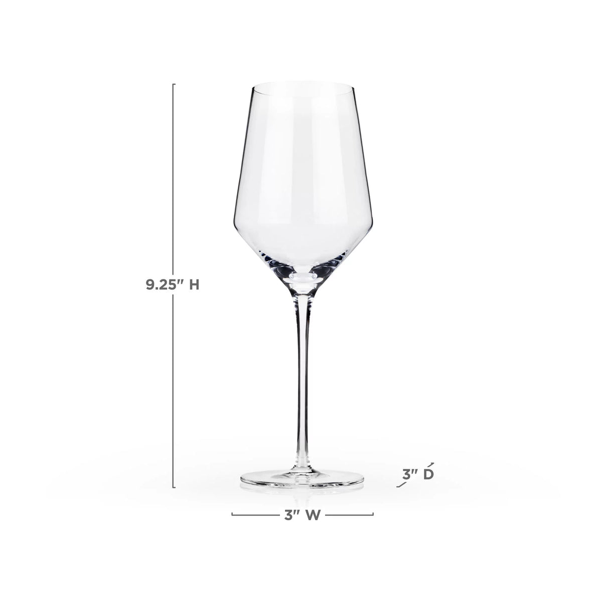 Crystal Chardonnay Wine Glasses Set of 2 K765022