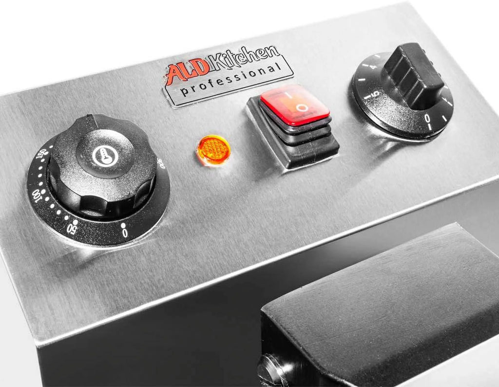Stainless Steel Square Shaped Nonstick Egg Waffle Maker with Manual Thermostat, 1300W J247961