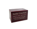 Cherry Finish MDF Wood Cremation Urn L521515