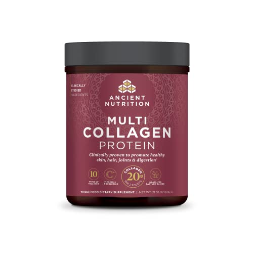 Unflavored Hydrolyzed Collagen Protein Powder with Probiotics, 60 Servings D438463