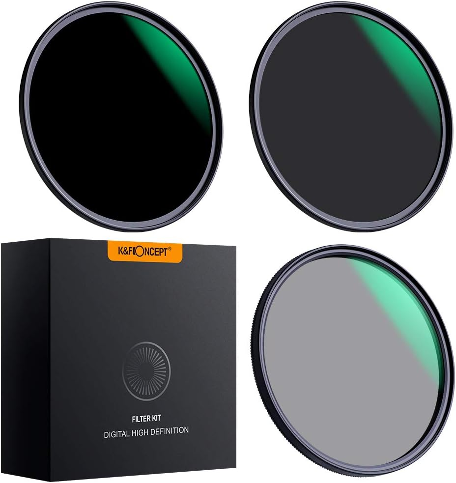 67mm Neutral Density ND8 ND64 CPL Circular Polarizer Filter Set with Multi-Layer Coatings D153041