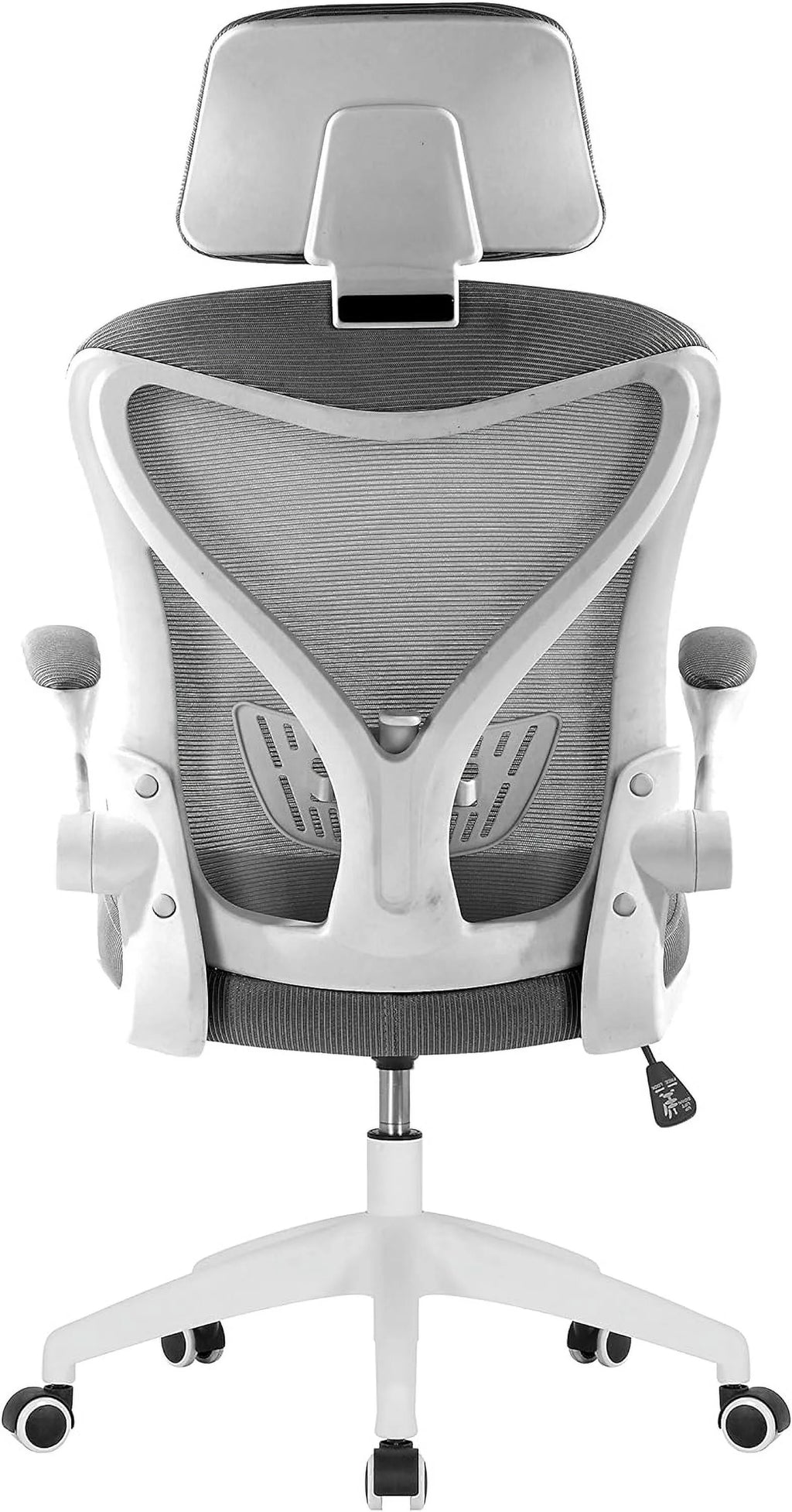 Office Chair with Headrest, Mesh Back, Armrests and Adjustable Seat with Wheels V42377