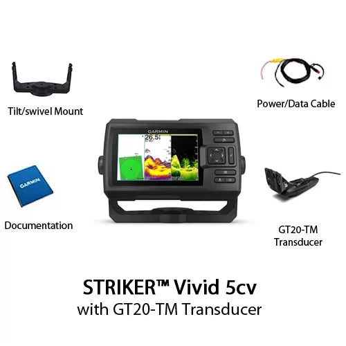 5cv Fishfinder with CHIRP Sonar & Transducer D999