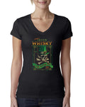 Black V-Neck Tee Z797458